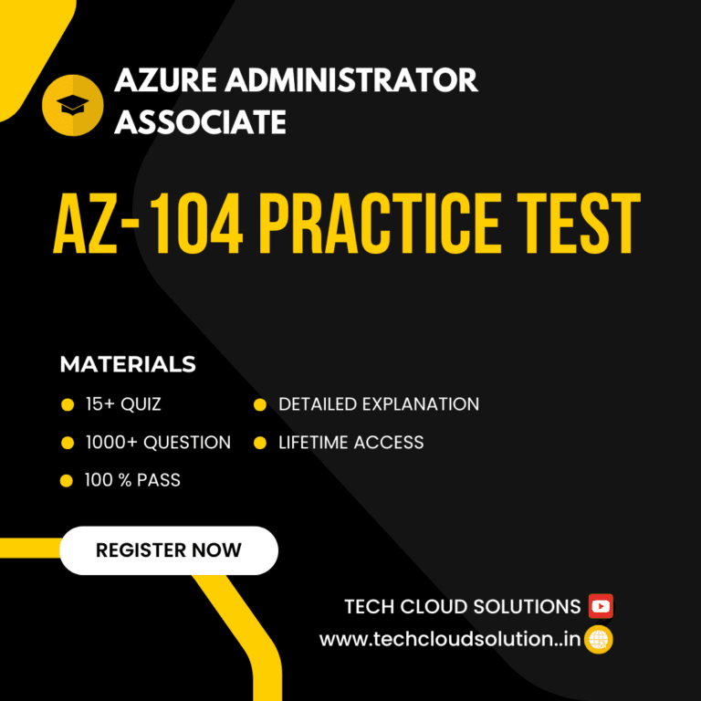 Azure Administrator Associate AZ-104 Practice Test