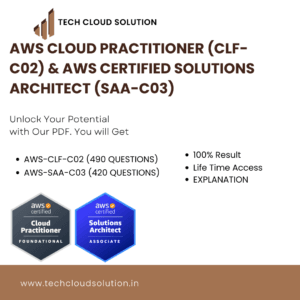 AWS CLF-C02 & SAA-C03 Certification Exam Bundle – PDF Course with Lifetime Access