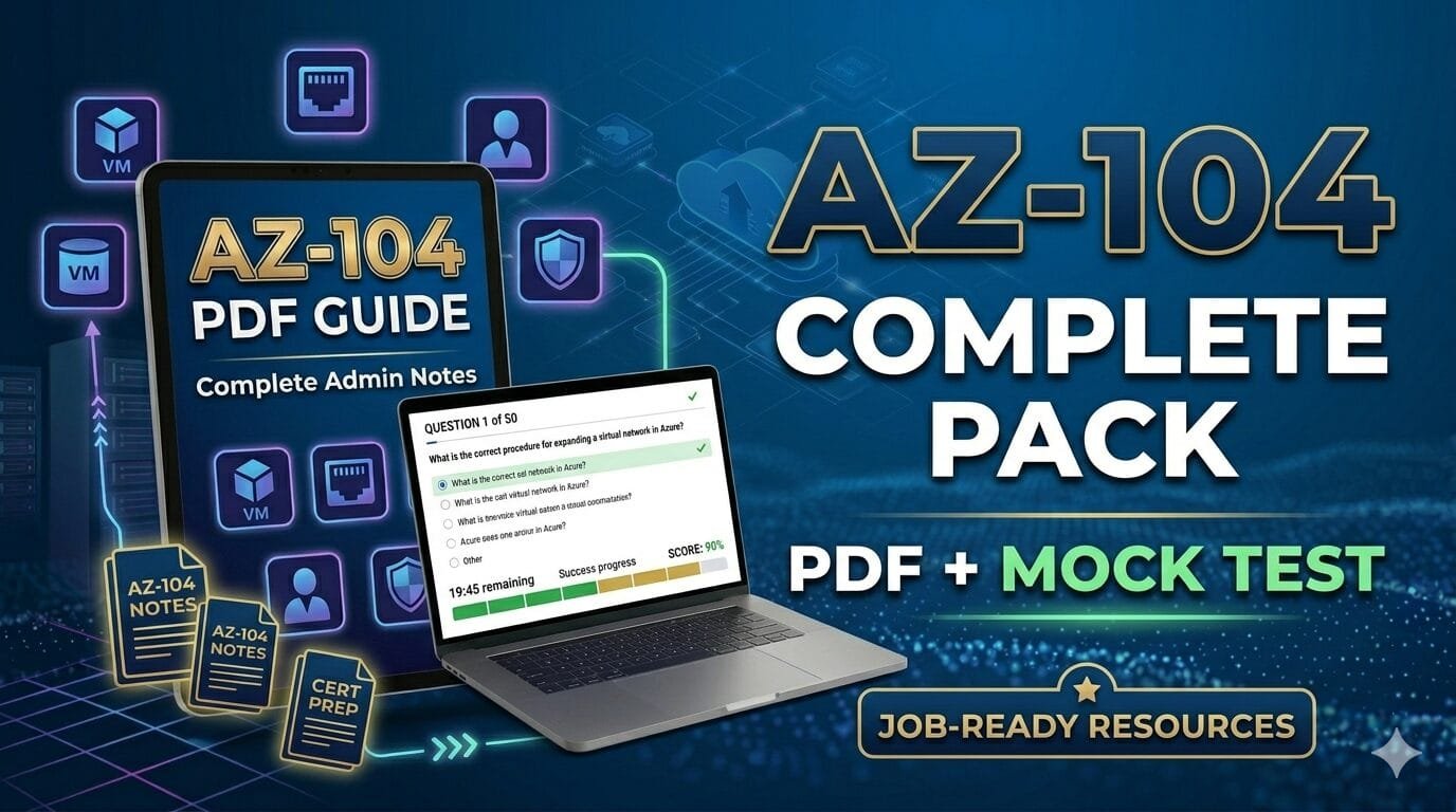 AZ-104 PDF + Mock Test Bundle
