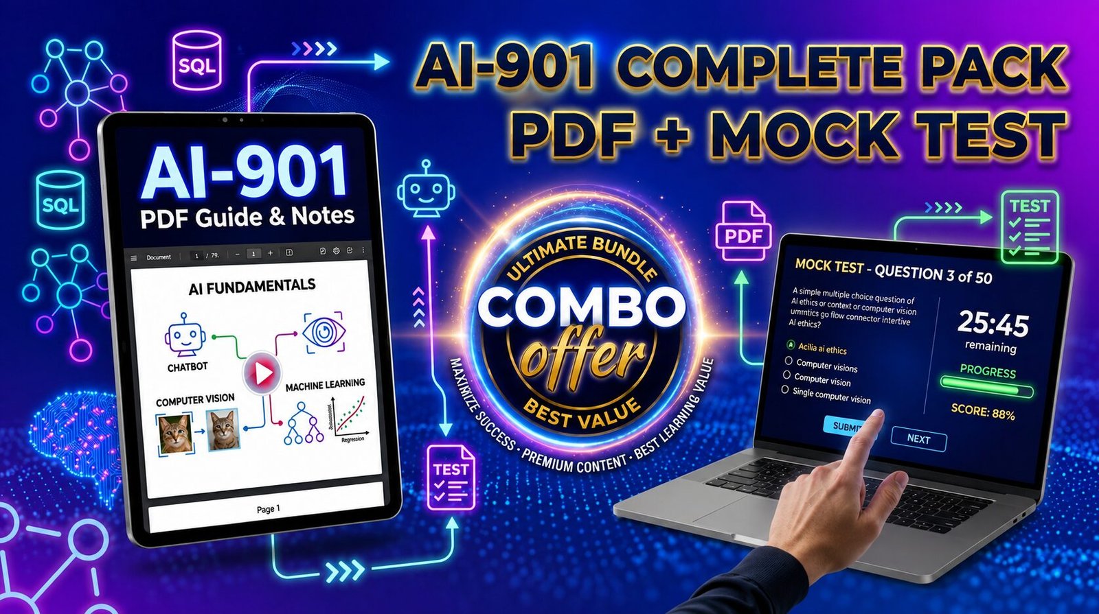 AI-901 PDF + Mock Test Bundle