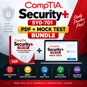 CompTIA Security+ SY0-701 — PDF + Mock Test Bundle